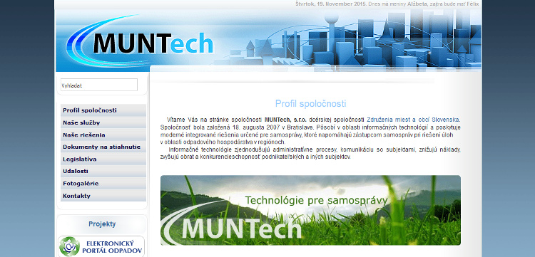 muntech web site design